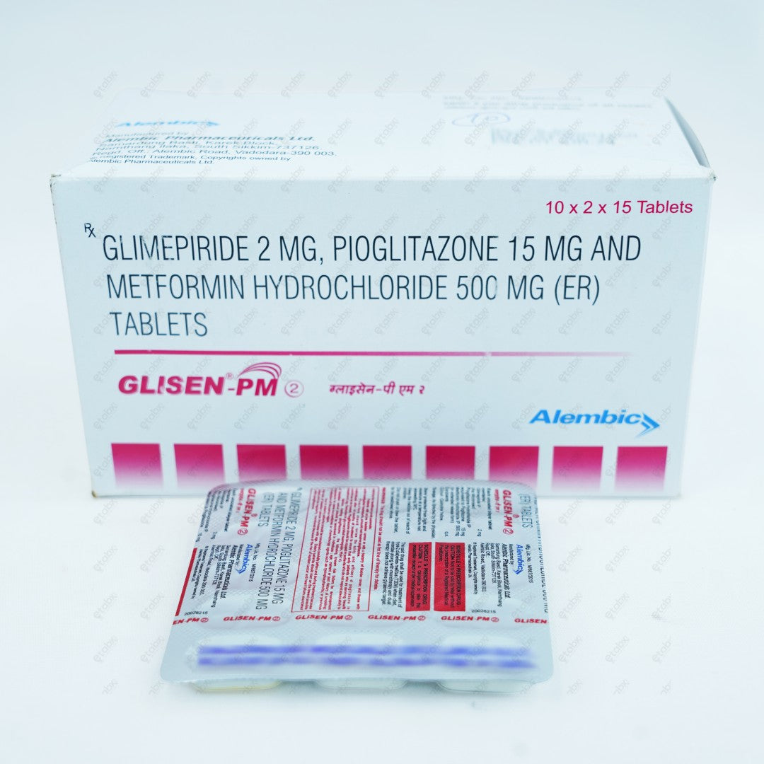 GLISEN PM 2MG Tablets 15's