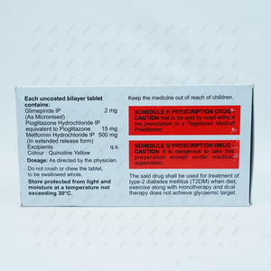 GLISEN PM 2MG Tablets 15's