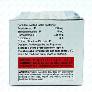 ZACY MR 8mg Tablet 10's