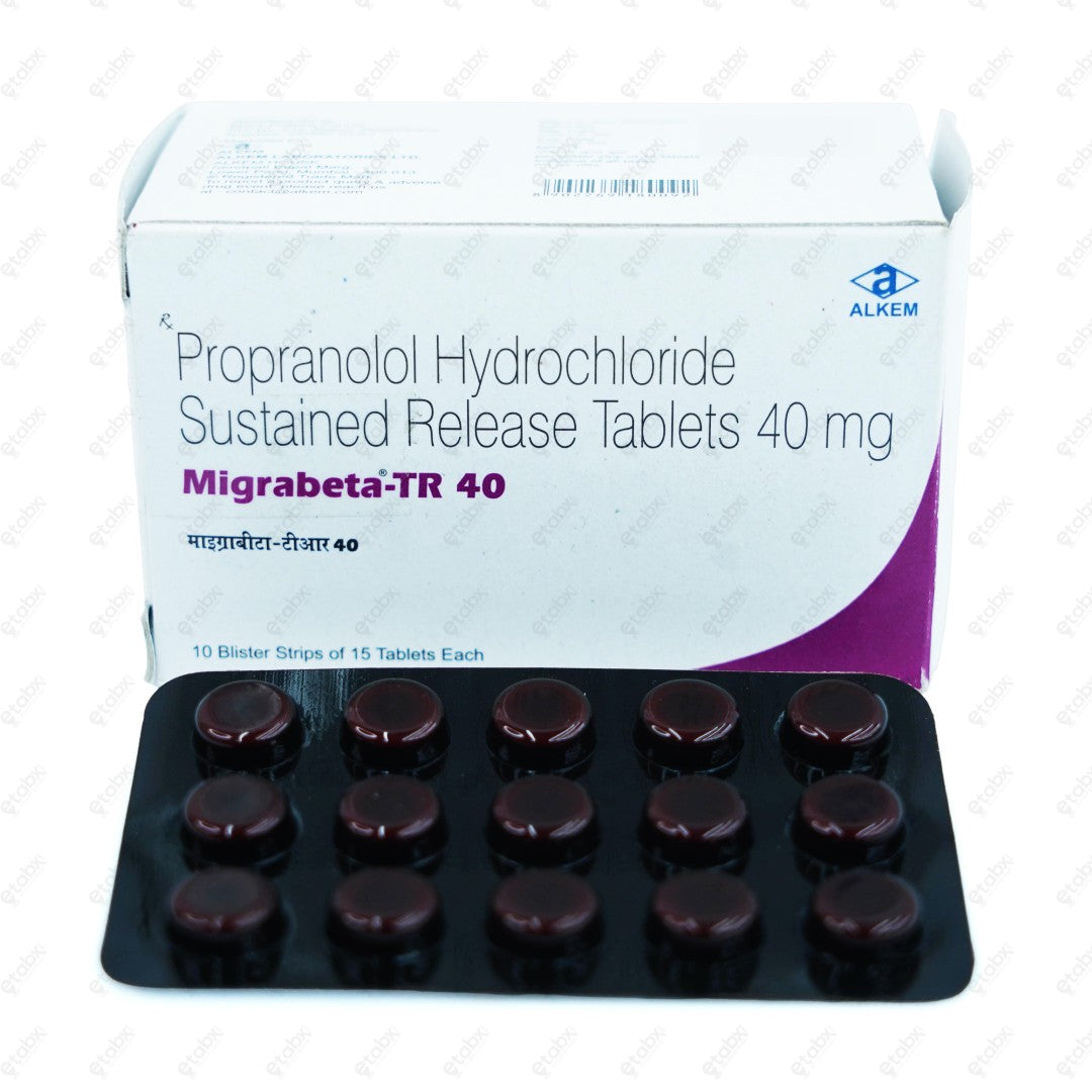Migrabeta TR 40mg Capsule 15's