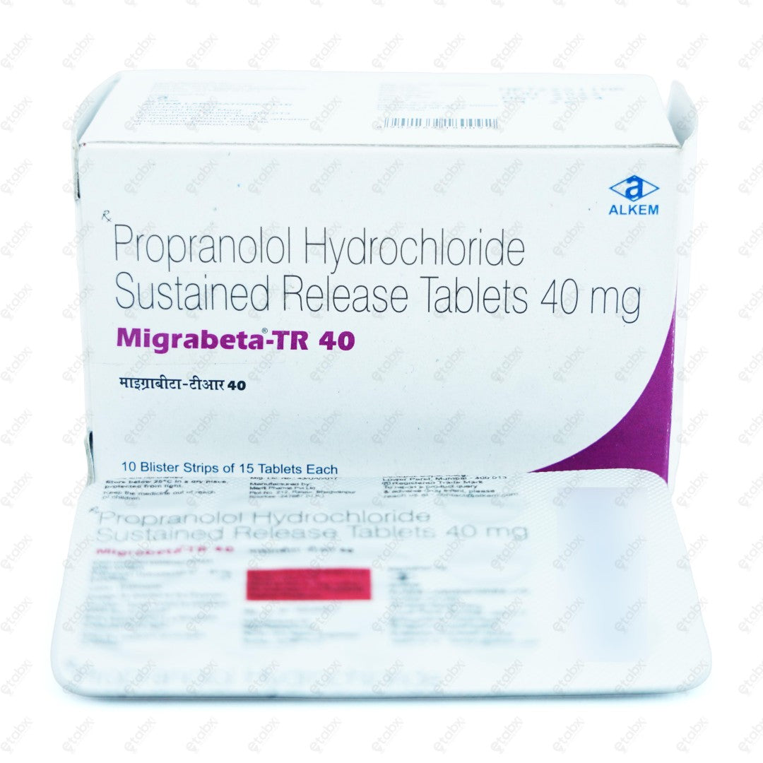 Migrabeta TR 40mg Capsule 15's