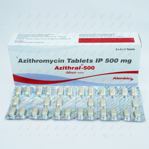 AZITHRAL 500MG Tablet 5's