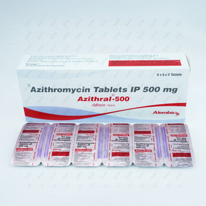 AZITHRAL 500MG Tablet 5's