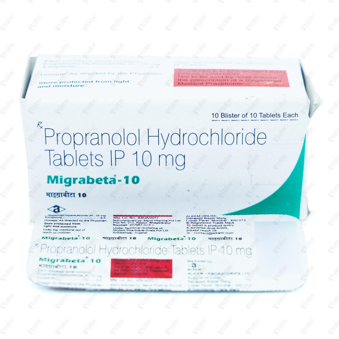 Migrabeta 10mg Tablet 10's