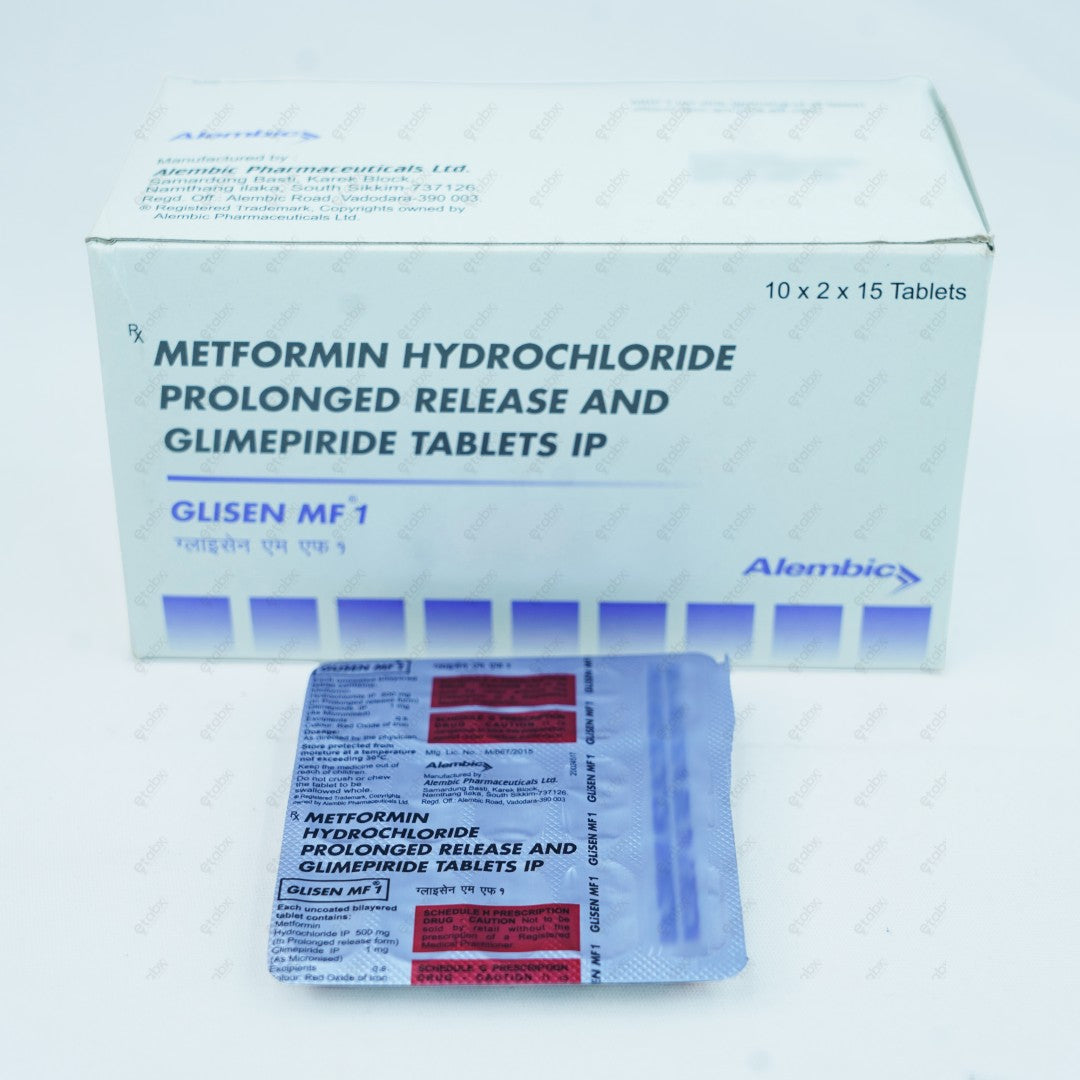 Glisen MF 1mg Tablet 15's