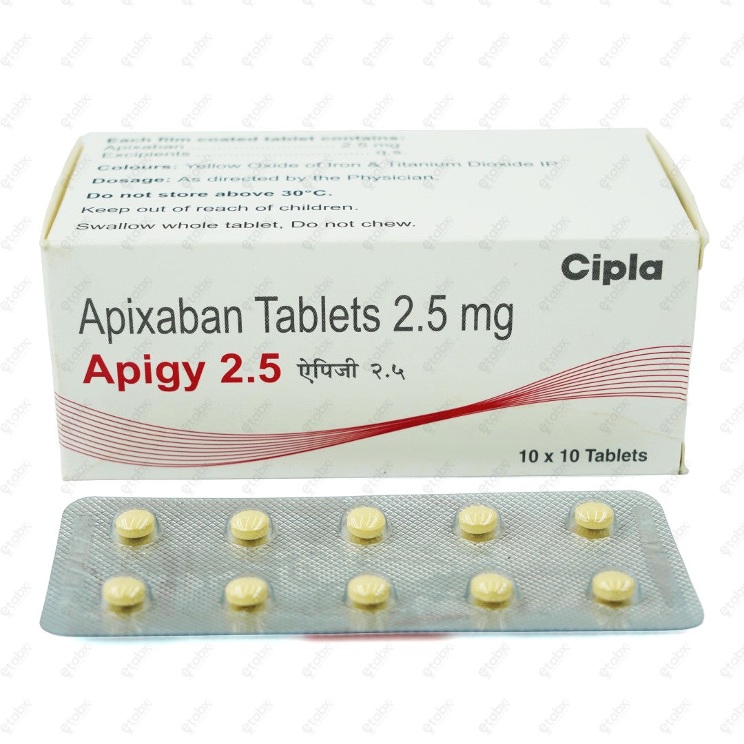 Apigy 2.5mg Tablet 10's