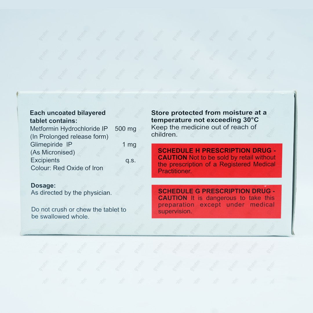 Glisen MF 1mg Tablet 15's