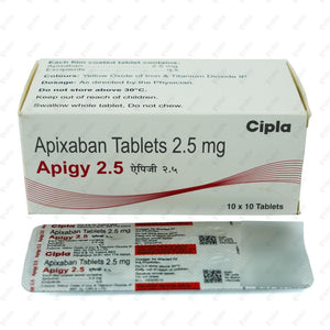 Apigy 2.5mg Tablet 10's