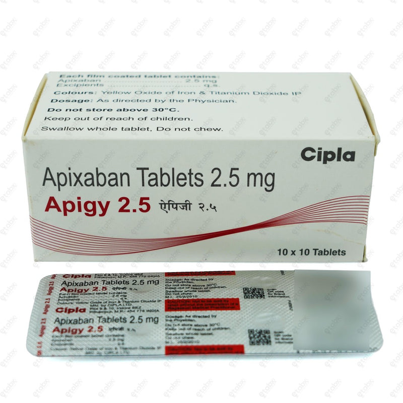 Apigy 2.5mg Tablet 10's