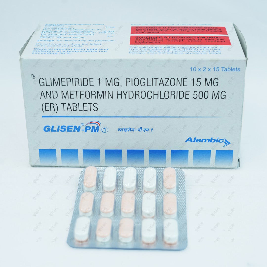 Glisen PM 1mg Tablet 15's