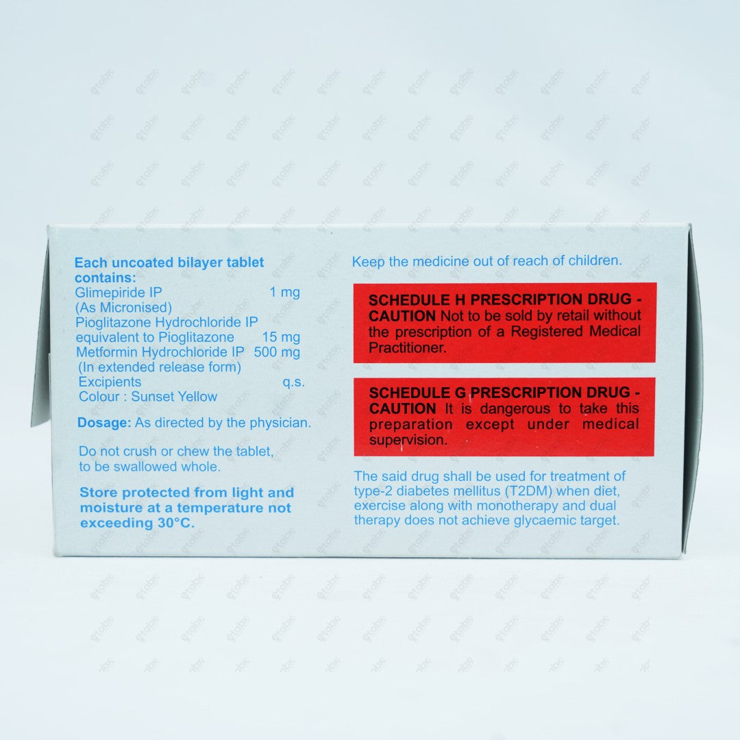 Glisen PM 1mg Tablet 15's