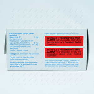 Glisen PM 1mg Tablet 15's