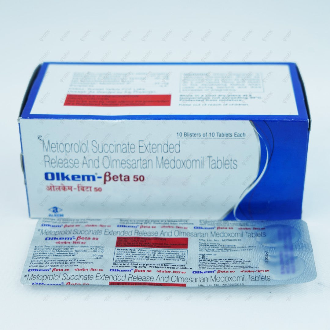Olkem Beta 50 Tablets 10's