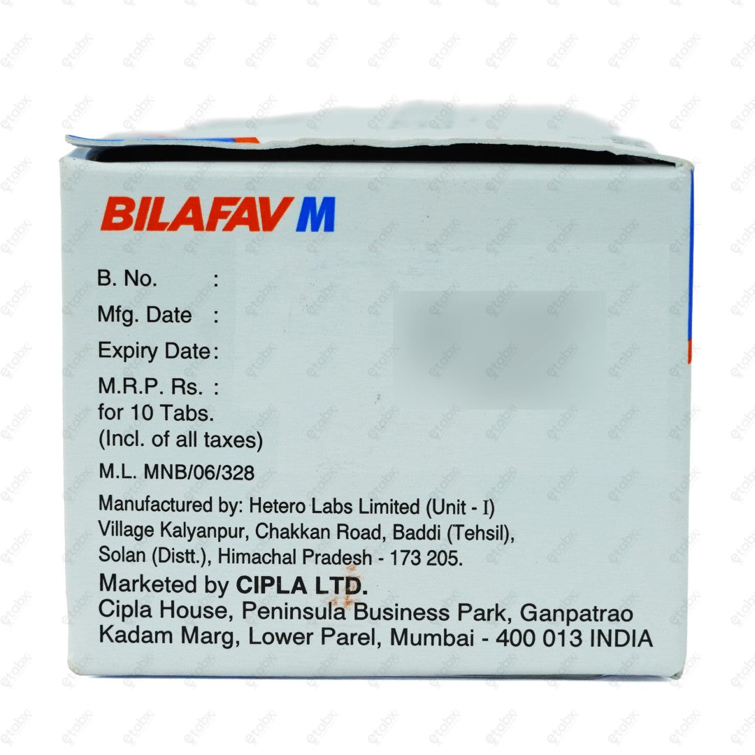 Bilafav M Tablet 10s