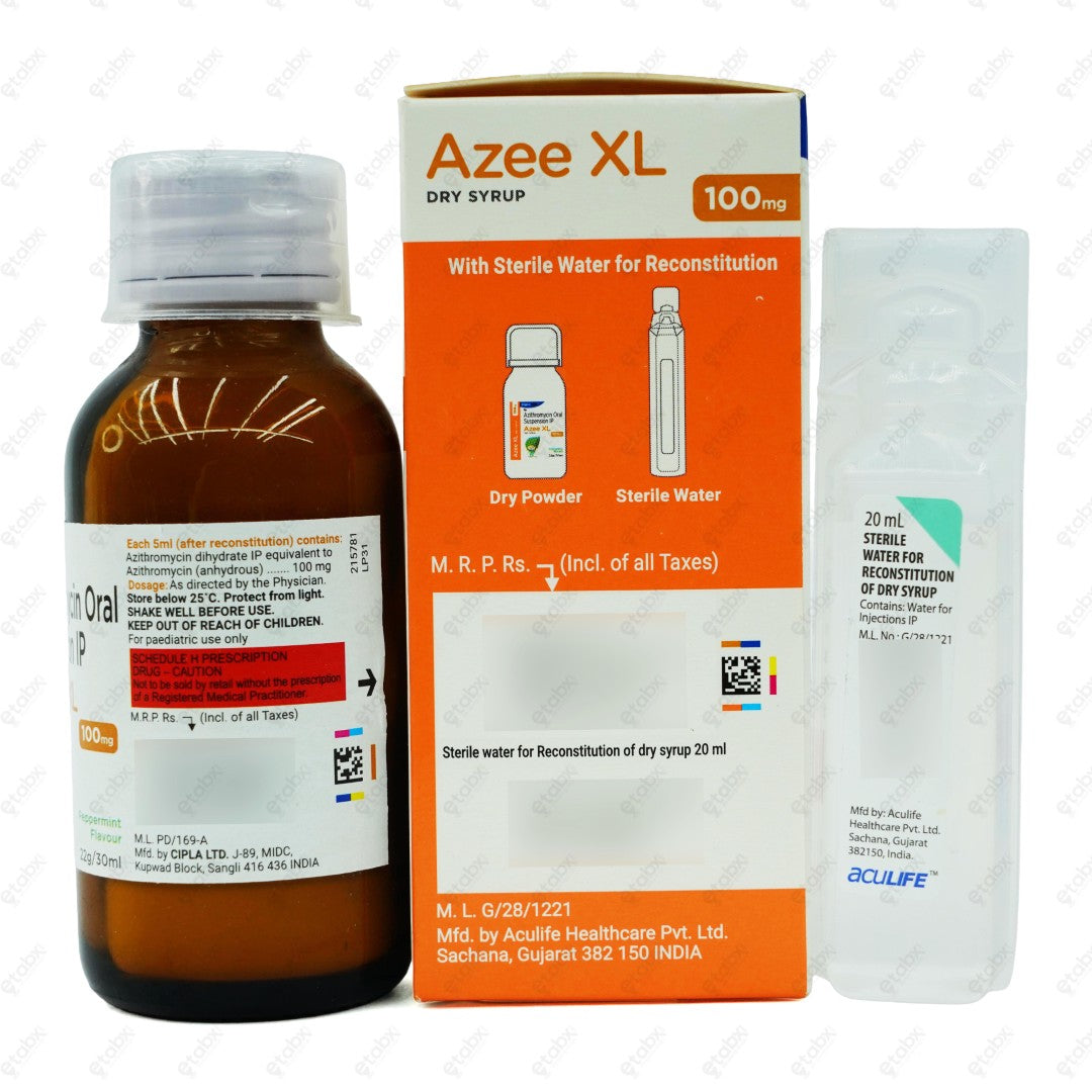 Azee 100 XL Dry Syrup 30ml