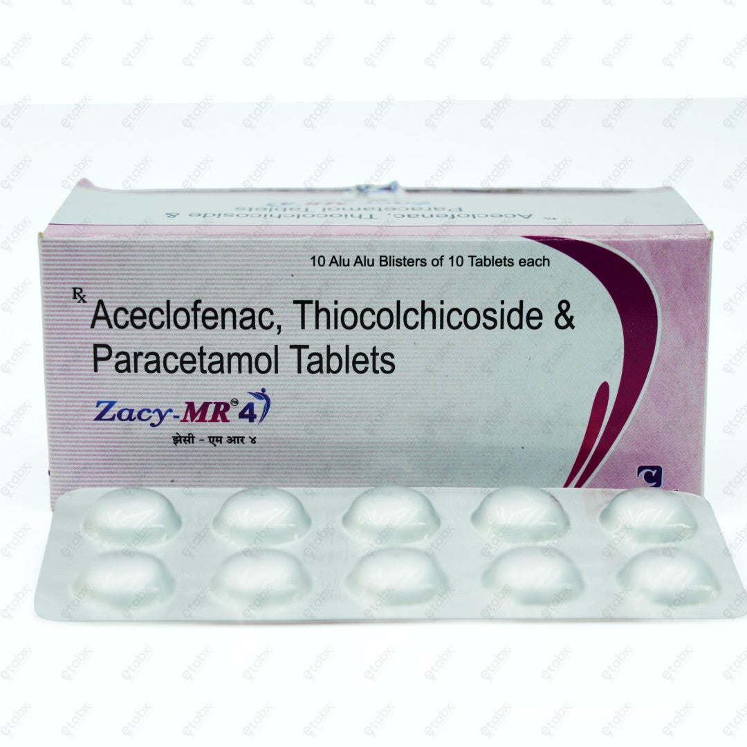 Zacy MR 4mg Tablet 10's