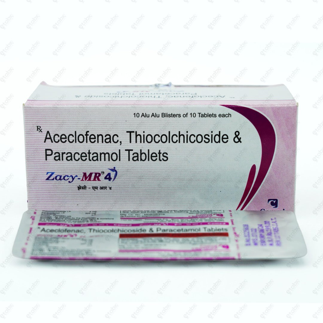 Zacy MR 4mg Tablet 10's