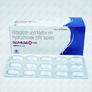 GLUVILDA M + 1000MG Tablet 15's