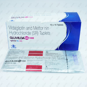 GLUVILDA M + 1000MG Tablet 15's