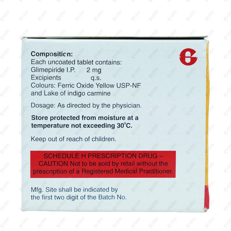Glimulin 2mg Tablets