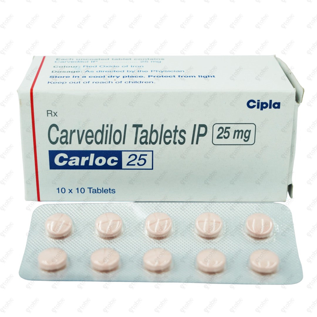 Carloc 25mg Tablet 10's
