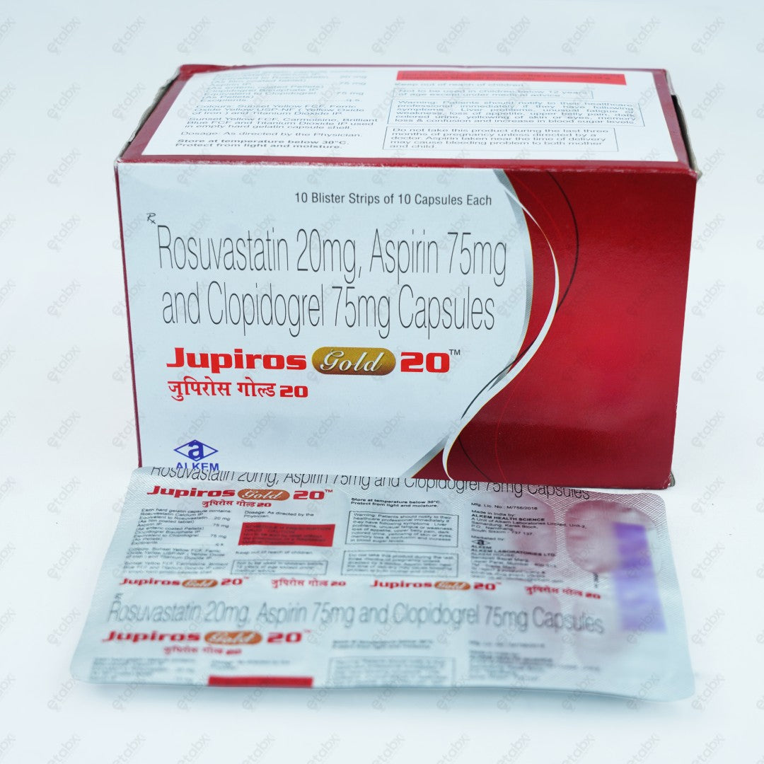 JUPIROS GOLD 20mg Capsule 10's