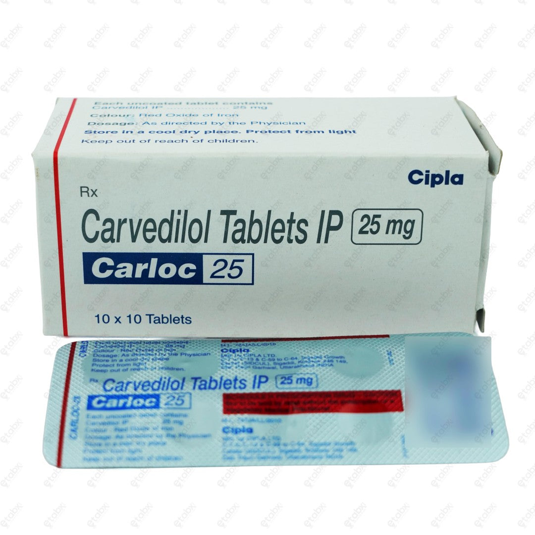 Carloc 25mg Tablet 10's