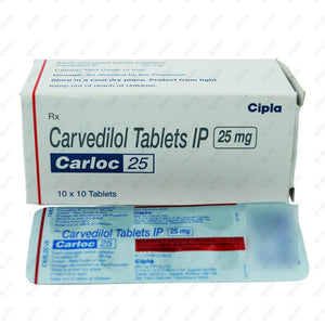 Carloc 25mg Tablet 10's