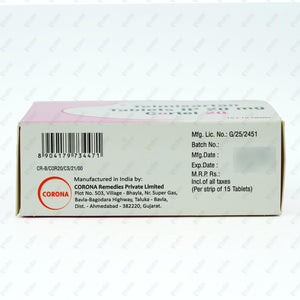 Cortel 20mg Tablet 15's
