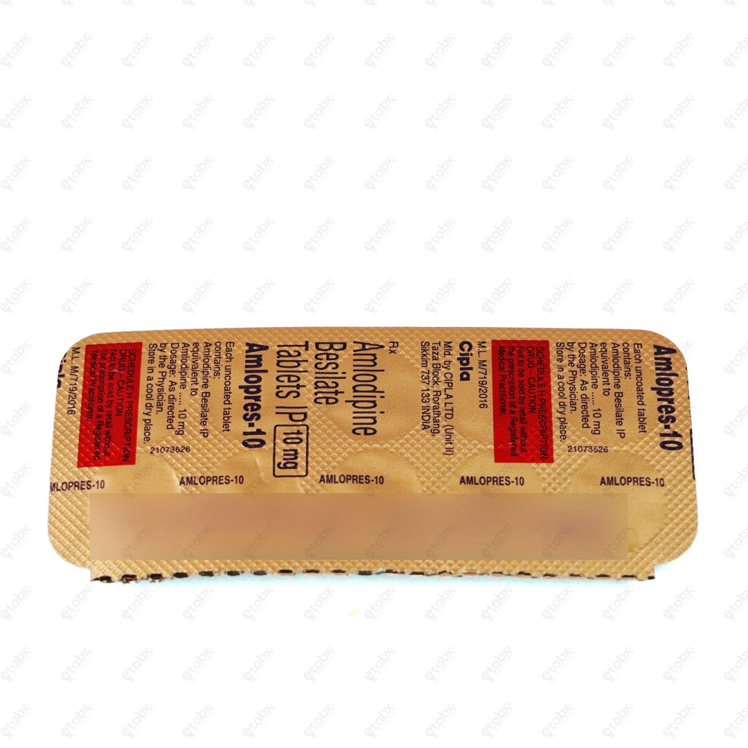 AMLOPRES 10MG Tablet 10's