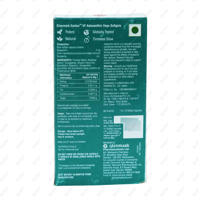 Xantox VF Capsule 10's