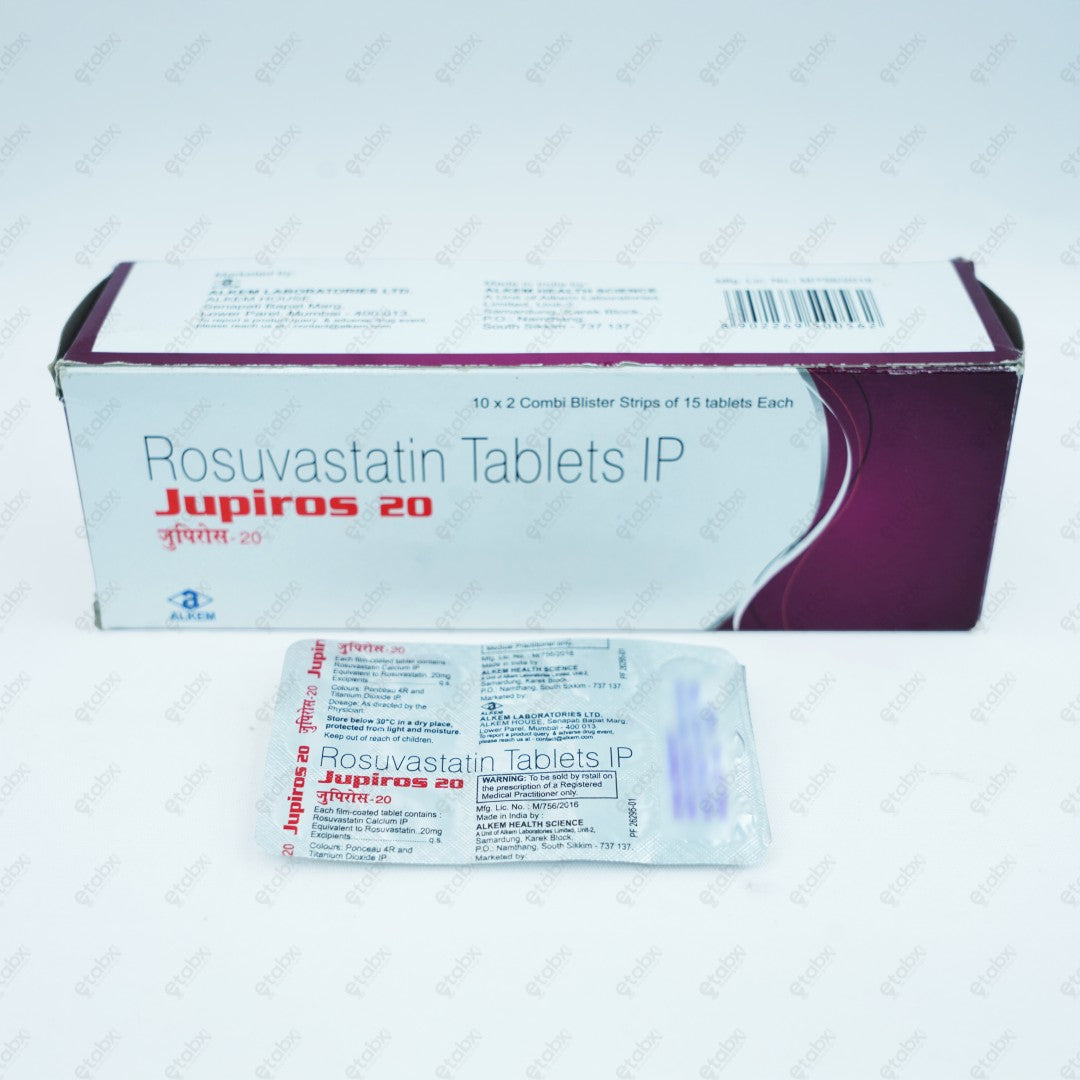 JUPIROS 20mg Tablet 15's