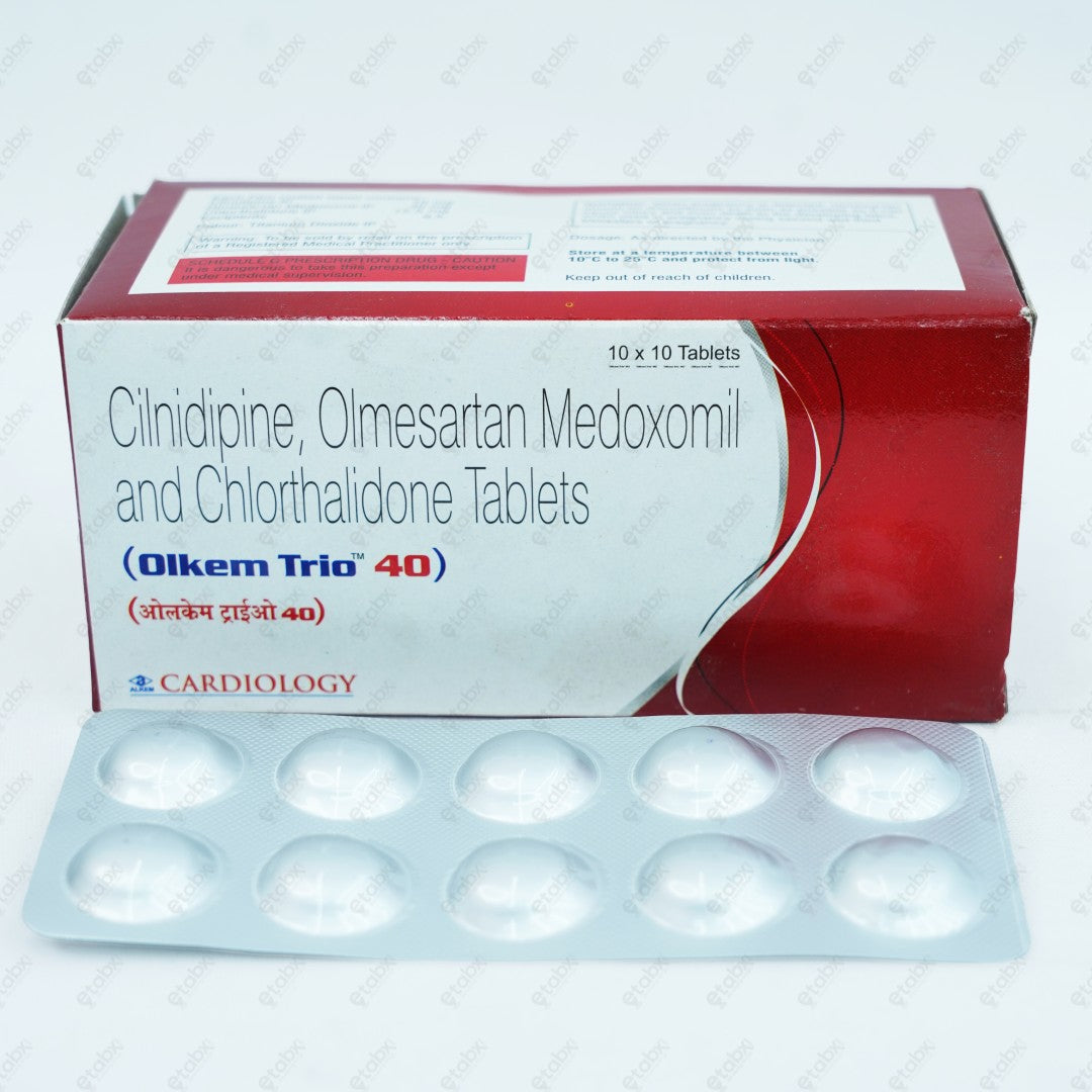 OLKEM TRIO 40MG Tablet 10's