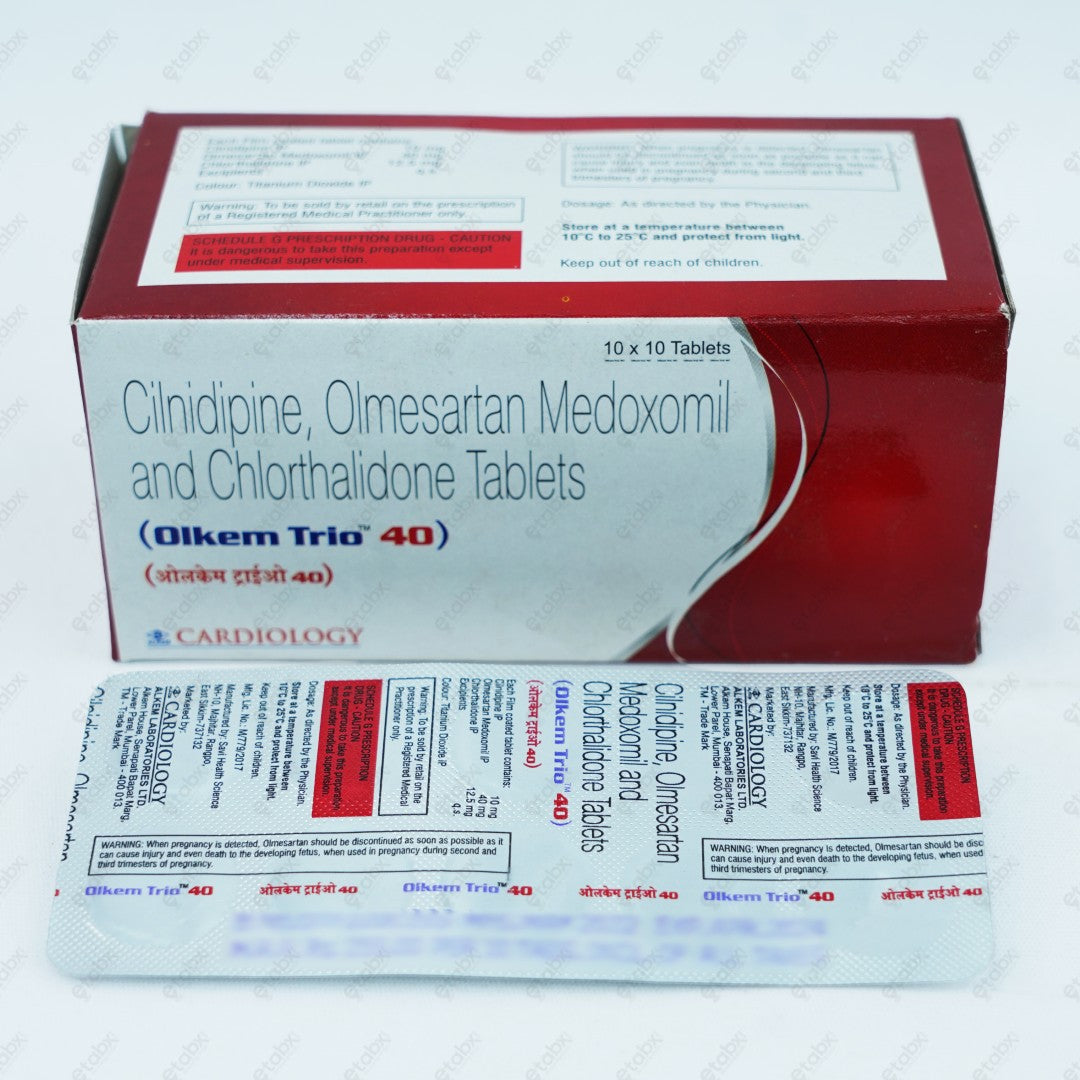 OLKEM TRIO 40MG Tablet 10's