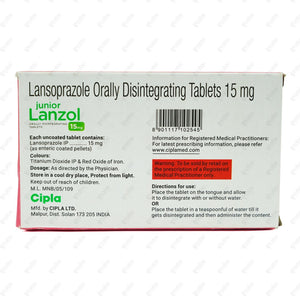Junior Lanzol 15mg Tablet 15's