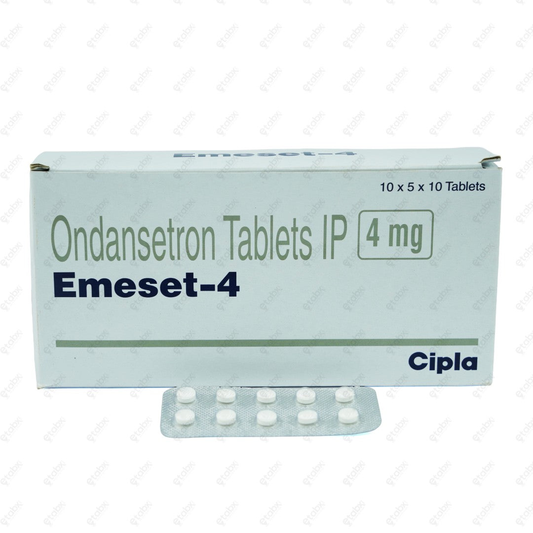 Emeset 4mg Tablet 10's