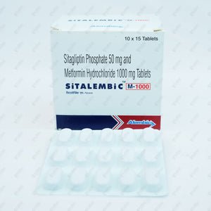 Sitalembic M 1000mg Tablet 15s