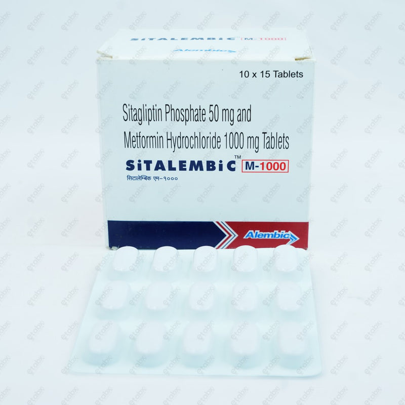 Sitalembic M 1000mg Tablet 15s