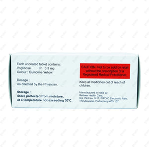 Voglus 0.3mg Tablets 10's