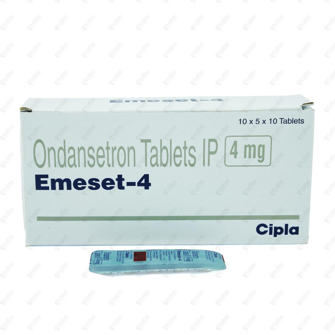 Emeset 4mg Tablet 10's