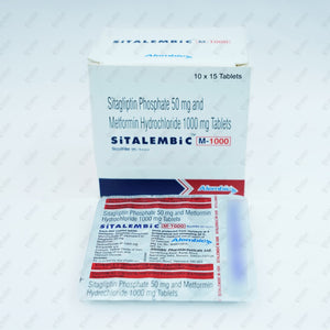 Sitalembic M 1000mg Tablet 15s
