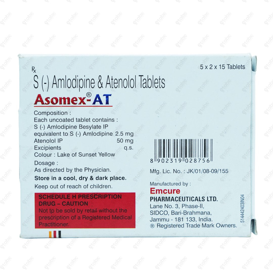 Asomex AT 2.5mg Tablet 15's