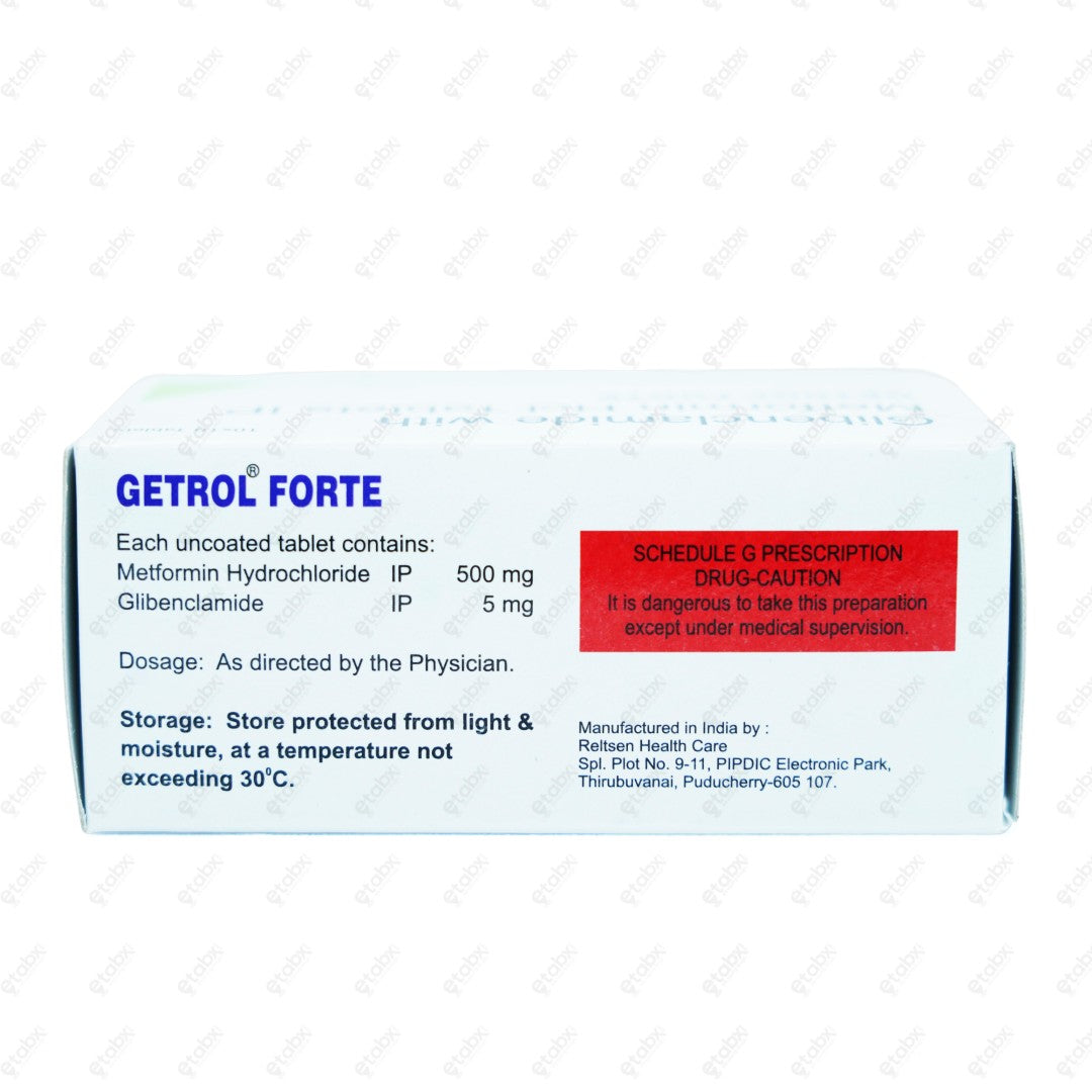 Getrol Forte Tablet 10 Tablets