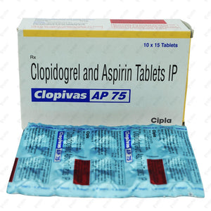Clopivas AP 75 Tablet 15's