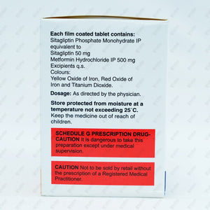 SITALEMBIC M 500MG 15 Tablets