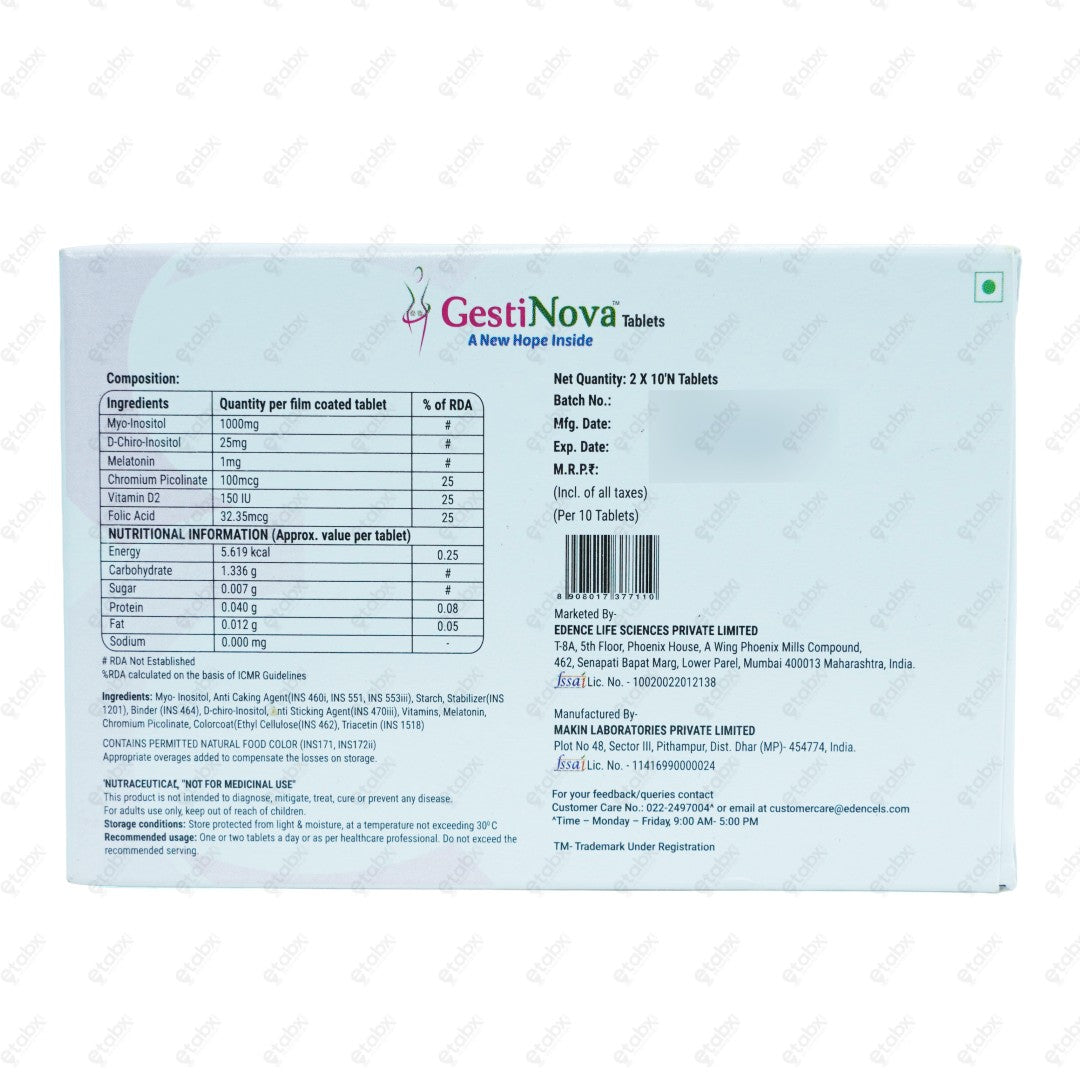 Gestinova Tablet 10's