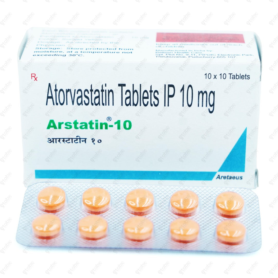 Arstatin 10mg Tablet 10's