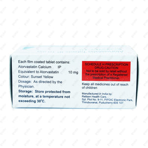Arstatin 10mg Tablet 10's