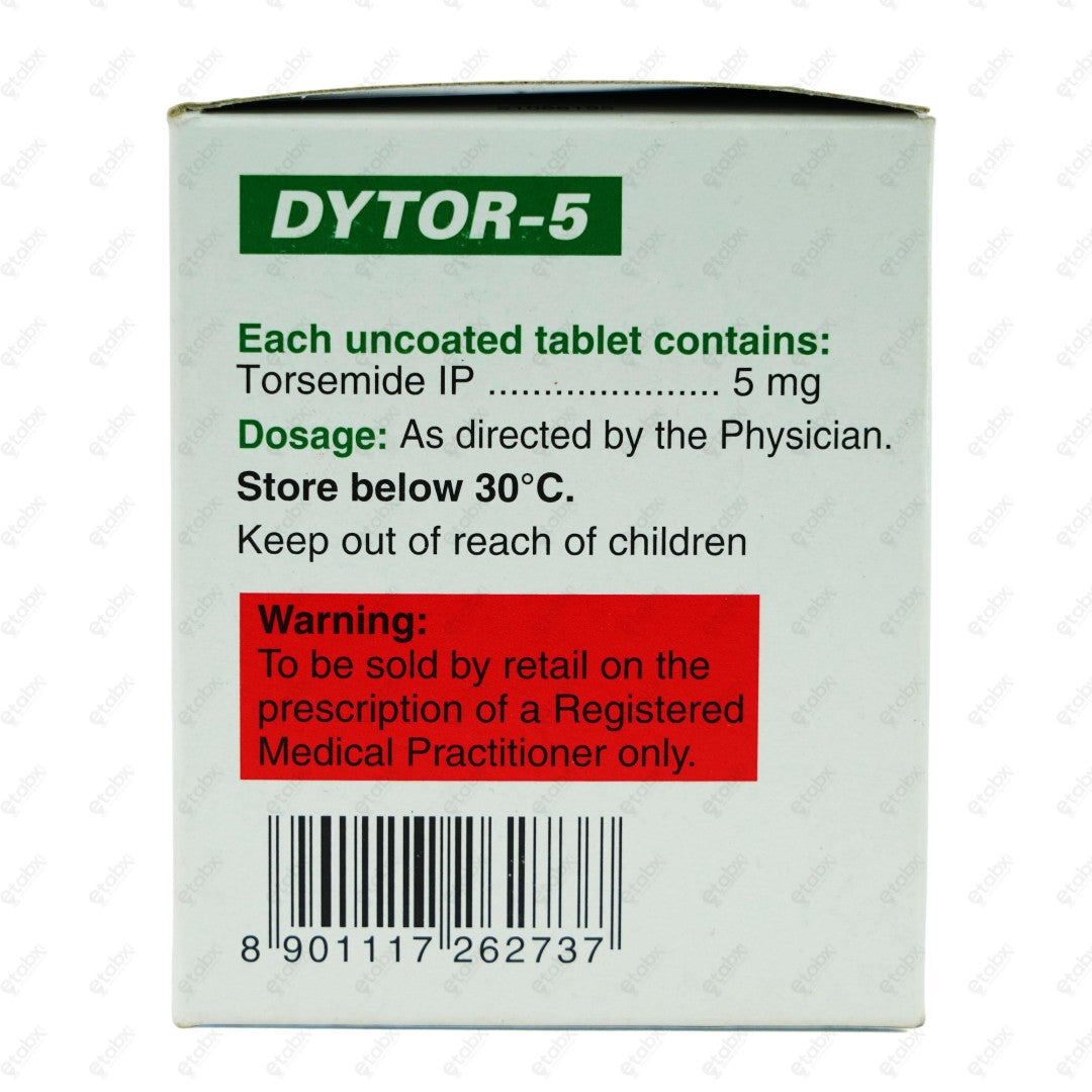 Dytor 5mg Tablet 15's