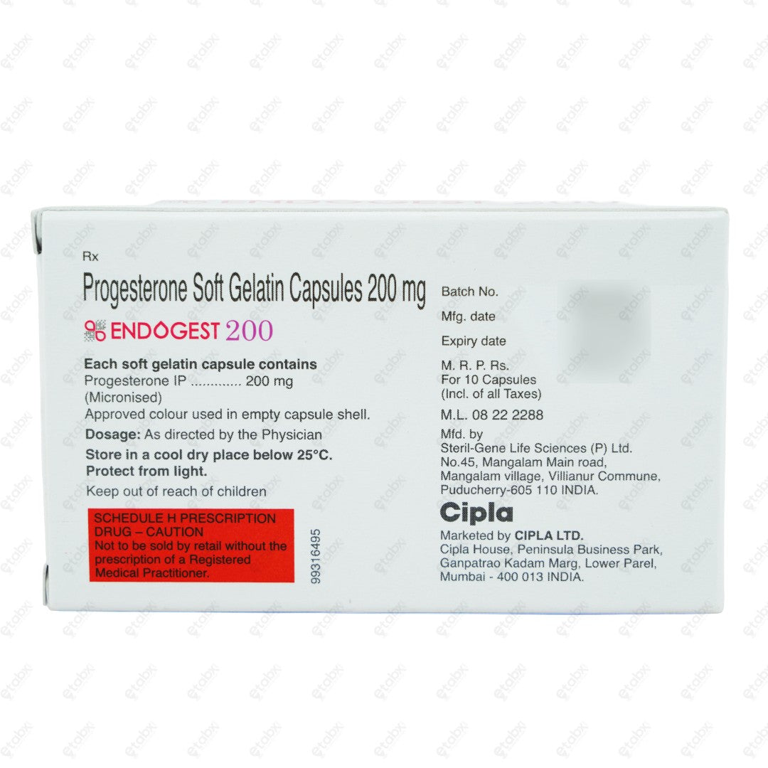 Endogest 200mg Capsule 10's